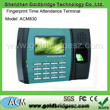 Hot Sale Backup Battery and WiFi Fingerprint Time Attendance System Recorder